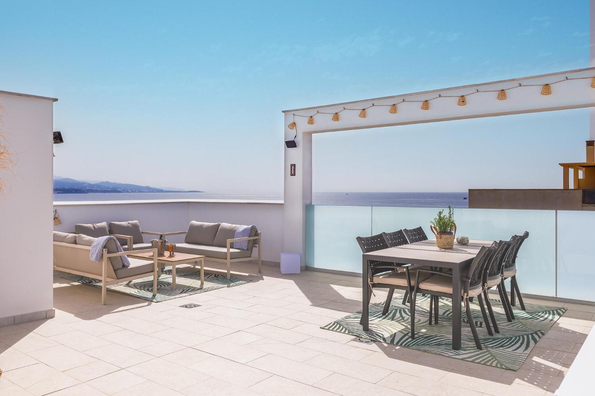 A&N Atico Vista Al Mar Lägenhet Torre Del Mar Exteriör bild