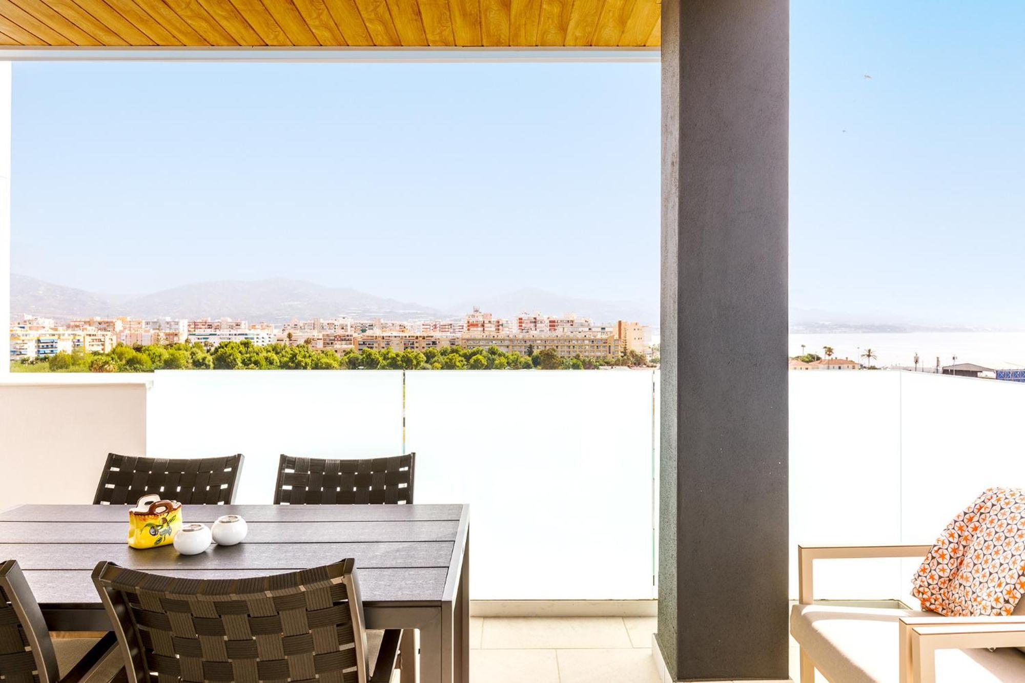 A&N Atico Vista Al Mar Lägenhet Torre Del Mar Exteriör bild