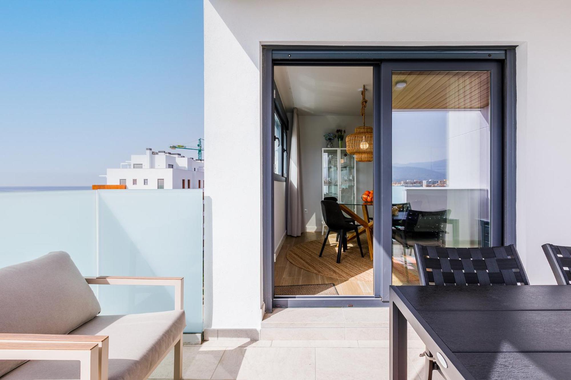 A&N Atico Vista Al Mar Lägenhet Torre Del Mar Exteriör bild